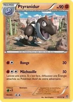 Pokémon XY Poings furieux - Ptyranidur