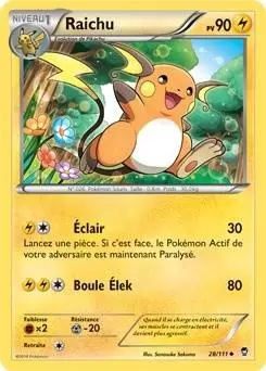 Pokémon XY Poings furieux - Raichu
