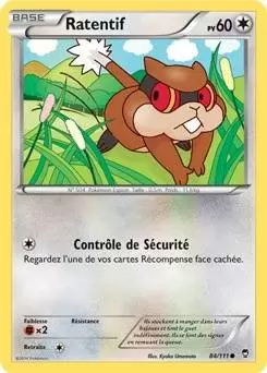 Pokémon XY Poings furieux - Ratentif
