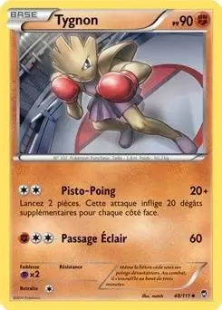 Pokémon XY Poings furieux - Tygnon