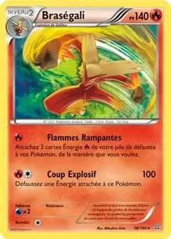 Pokémon XY Primo Choc - Braségali holographique