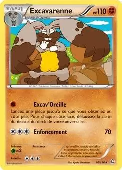 Pokémon XY Primo Choc - Excavarenne