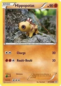 Pokémon XY Primo Choc - Hippopotas