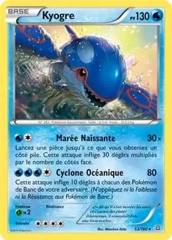 Pokémon XY Primo Choc - Kyogre