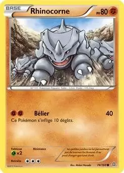 Pokémon XY Primo Choc - Rhinocorne