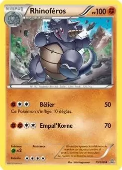 Pokémon XY Primo Choc - Rhinoféros