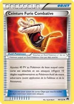 Pokémon XY Rupture Turbo - Ceinture Furie Combative