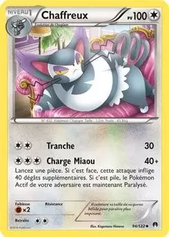 Pokémon XY Rupture Turbo - Chaffreux