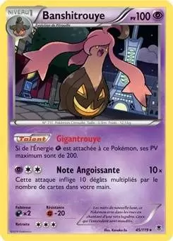 Pokémon XY Vigueur Spectrale - Banshitrouye Holographique