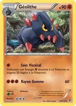 Pokémon XY Vigueur Spectrale - Géolithe