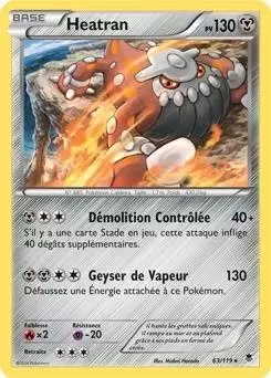 Pokémon XY Vigueur Spectrale - Heatran Holographique