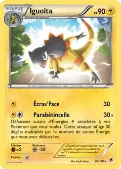Pokémon XY Vigueur Spectrale - Iguolta