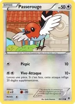 Pokémon XY Vigueur Spectrale - Passerouge