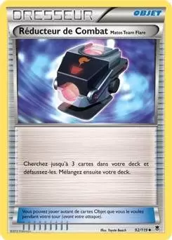Pokémon XY Vigueur Spectrale - Réducteur de Combat Matos Team Flare