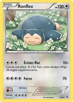 Pokémon XY Bienvenue à Kalos - Ronflex