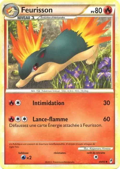 Pokémon L\'appel des Légendes - Feurisson