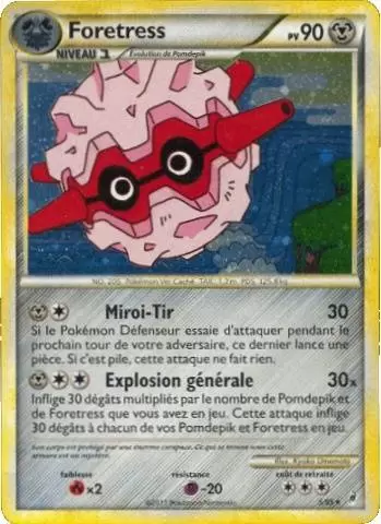 Pokémon L\'appel des Légendes - Foretress holographique