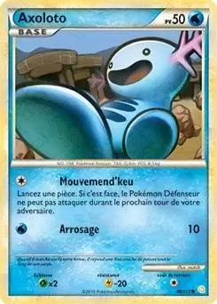 Pokémon Série HeartGold et SoulSilver - Axoloto