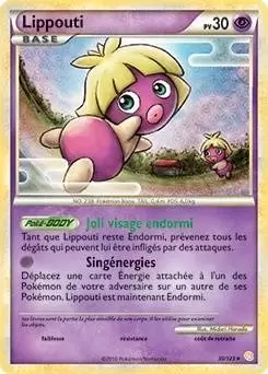 Pokémon Série HeartGold et SoulSilver - Lippouti