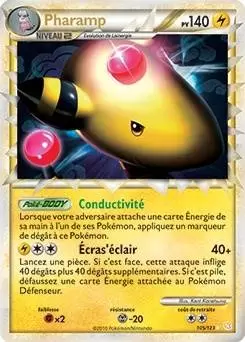 Pokémon Série HeartGold et SoulSilver - Pharamp holographique