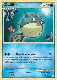 Pokémon Série HeartGold et SoulSilver - Qwilfish
