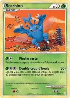 Pokémon Série HeartGold et SoulSilver - Scarhino