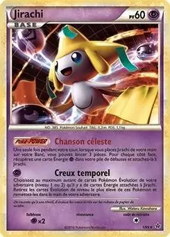 Pokémon Série HS-Déchaînement - Jirachi holographique