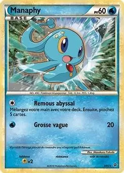Pokémon Série HS-Déchaînement - Manaphy holographique