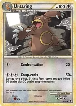 Pokémon Série HS-Déchaînement - Ursaring