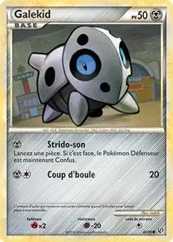 Pokémon Série HS-Indomptable - Galekid