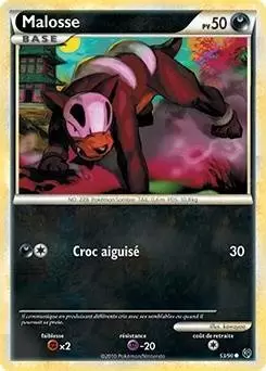Pokémon Série HS-Indomptable - Malosse