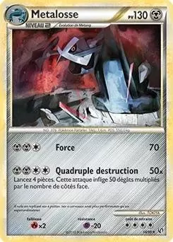 Pokémon Série HS-Indomptable - Metalosse