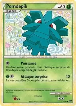 Pokémon Série HS-Indomptable - Pomdepik