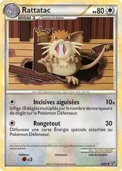 Pokémon Série HS-Indomptable - Rattatac