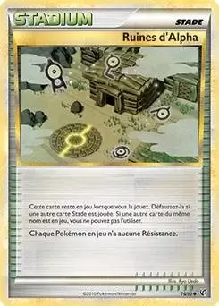 Pokémon Série HS-Indomptable - Ruines d\'Alpha