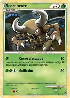 Pokémon Série HS-Indomptable - Scarabrute