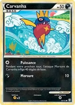 Pokémon Série HS-Triomphe - Carvanha
