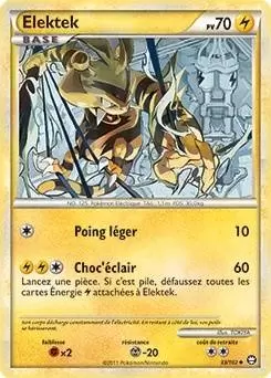 Pokémon Série HS-Triomphe - Elektek