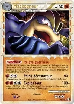 Pokémon Série HS-Triomphe - Mackogneur Holographique