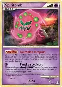 Pokémon Série HS-Triomphe - Spiritomb holographique