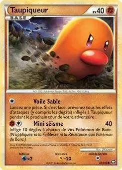 Pokémon Série HS-Triomphe - Taupiqueur