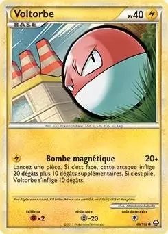 Pokémon Série HS-Triomphe - Voltorbe