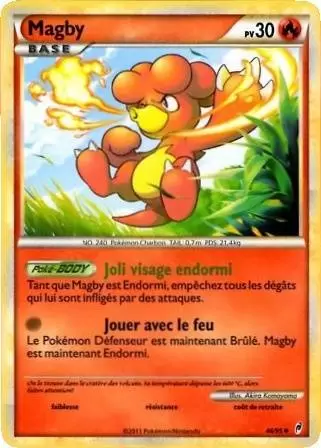 Pokémon L\'appel des Légendes - Magby