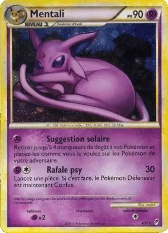 Pokémon L\'appel des Légendes - Mentali holographique