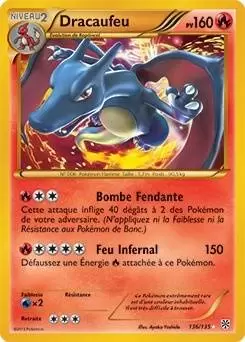 Dracaufeu Carte Pokemon 136 135 Tempete Plasma