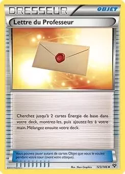 Série XY - Lettre du Professeur