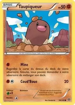 Série XY - Taupiqueur