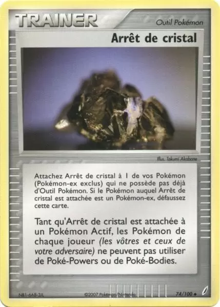 Gardiens de Cristal - Arrêt de cristal