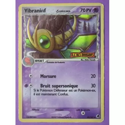Iles des Dragons - Vibraninf holographique Logo