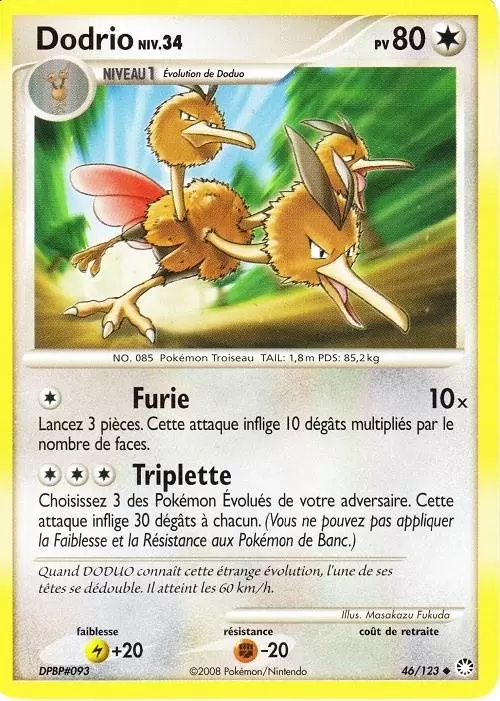 Trésors Mystérieux - Dodrio